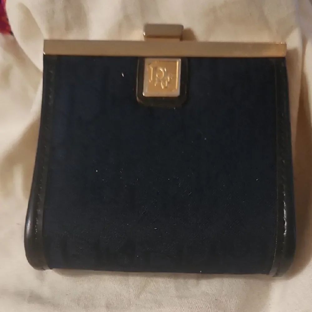 Dior Trotter In Dark Navy Blue with Kisslock